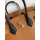 HERMES Birkin 25 Gold&Nior Epsom Gold-tone Hardware