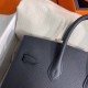 HERMES Birkin 25 Nior Epsom Silver-tone Hardware