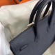 HERMES Birkin 25 Nior Epsom Silver-tone Hardware