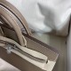 HERMES Birkin 25 Etoupe Epsom Silver-tone Hardware