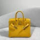 HERMES Birkin 30 Jaune Ambre Togo Gold-tone Hardware