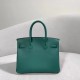 HERMES Birkin 30 Malachite Togo Gold-tone Hardware