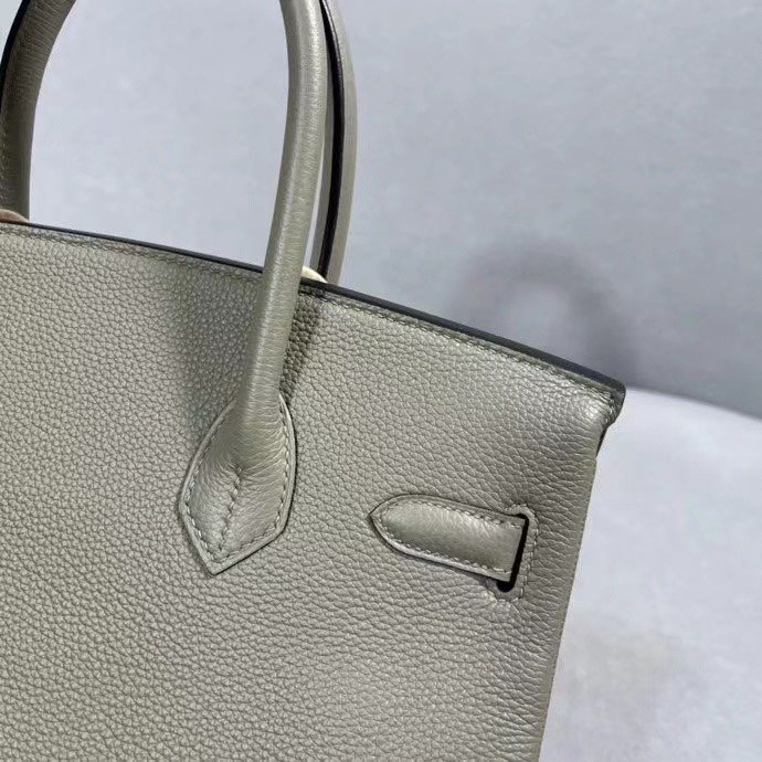 HERMES Birkin 30 Sauge Togo Gold-tone Hardware