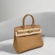 HERMES Birkin 30 Biscuit Togo Gold-tone Hardware