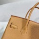 HERMES Birkin 30 Biscuit Togo Gold-tone Hardware