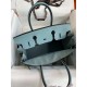 HERMES Birkin 30 Azure Blue Togo Gold-tone Hardware