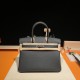 HERMES Birkin 30 Nior Togo Silver-tone Hardware