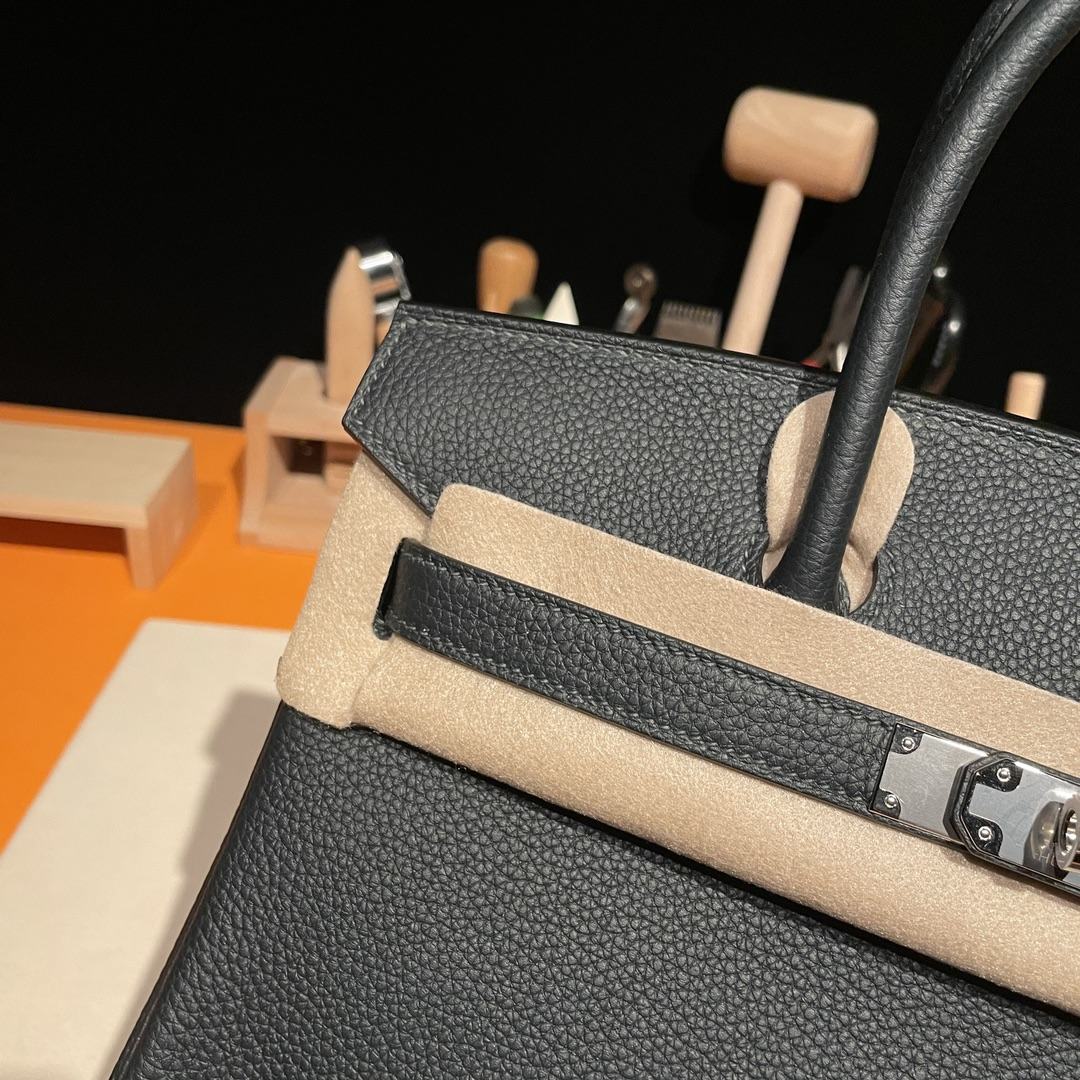 HERMES Birkin 30 Nior Togo Silver-tone Hardware