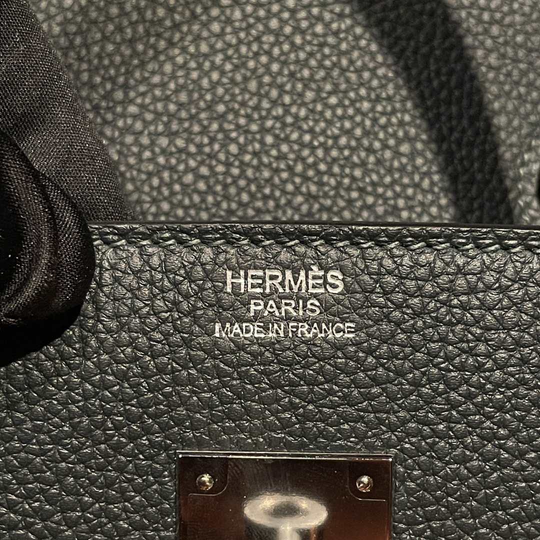 HERMES Birkin 30 Nior Togo Silver-tone Hardware