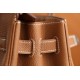 HERMES Birkin 30 Gold Togo Silver-tone Hardware