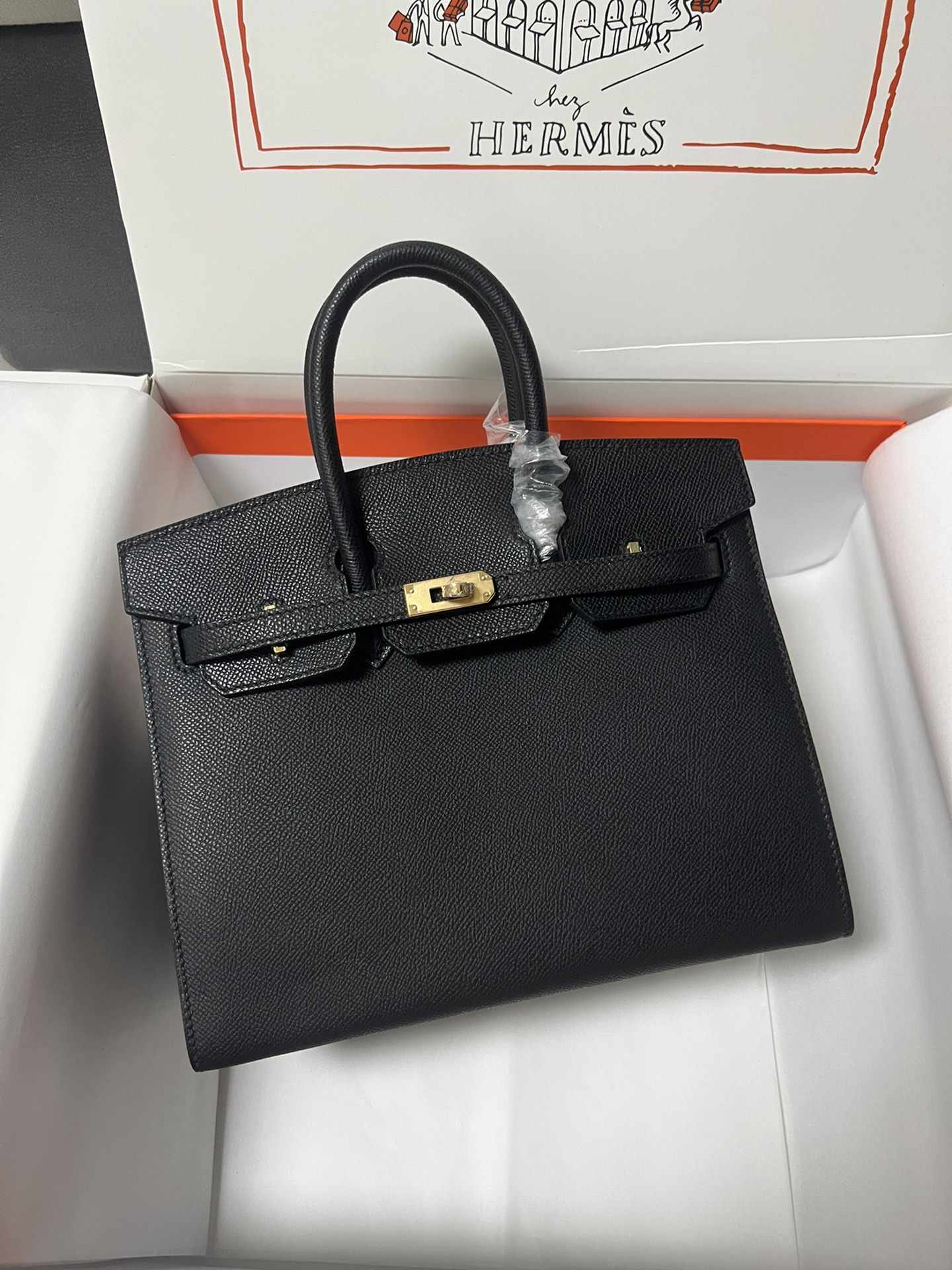 HERMES Birkin 30 Nior Epsom Gold-tone Hardware