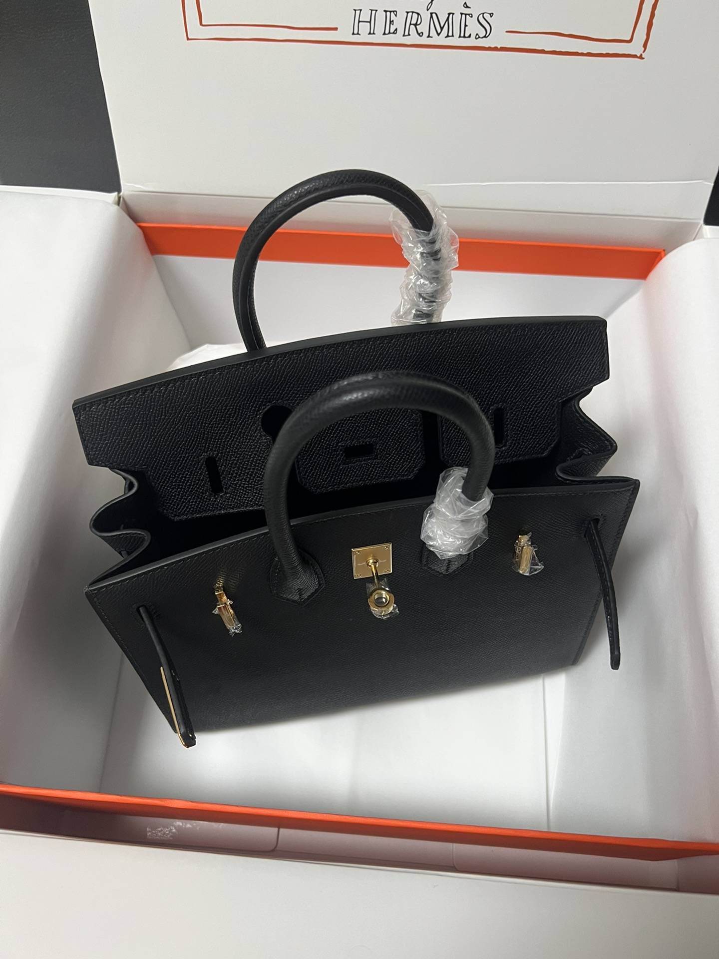 HERMES Birkin 30 Nior Epsom Gold-tone Hardware