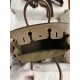 HERMES Birkin 30 Etoupe Epsom Gold-tone Hardware