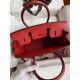 HERMES Birkin 30 Rouge De Corur Epsom Gold-tone Hardware