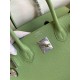 HERMES Birkin 30 Vert Criquet Epsom Gold-tone Hardware