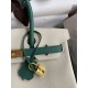 HERMES Birkin 30 Craie&Malachite Epsom Gold-tone Hardware