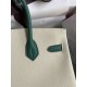 HERMES Birkin 30 Craie&Malachite Epsom Gold-tone Hardware