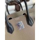 HERMES Birkin 30 Etoupe&Nior Epsom Silver-tone Hardware