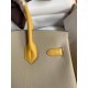 HERMES Birkin 30 Trench&Jaune Ambre Epsom Silver-tone Hardware