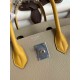 HERMES Birkin 30 Trench&Jaune Ambre Epsom Silver-tone Hardware