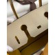 HERMES Birkin 30 Trench&Jaune Ambre Epsom Silver-tone Hardware