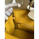 HERMES Birkin 30 Trench&Jaune Ambre Epsom Silver-tone Hardware