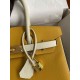 HERMES Birkin 30 Jaune Ambre&Craie Epsom Gold-tone Hardware