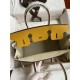 HERMES Birkin 30 Jaune Ambre&Craie Epsom Gold-tone Hardware