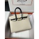 HERMES Birkin 30 Craie&Nior Epsom Silver-tone Hardware