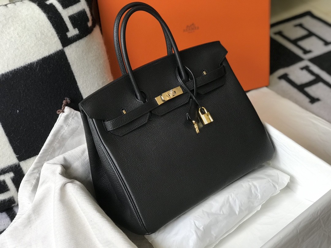 HERMES Birkin 35 Nior Togo Gold-tone Hardware