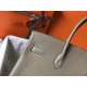 HERMES Birkin 35 Gris Tourterelle Togo Gold-tone Hardware