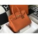 HERMES Birkin 35 Orange Togo Gold-tone Hardware