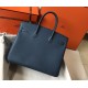 HERMES Birkin 35 Blue Agate Togo Gold-tone Hardware