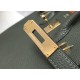 HERMES Birkin 35 Vert Criquet Togo Gold-tone Hardware