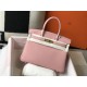 HERMES Birkin 35 Rose Confetti Togo Gold-tone Hardware