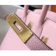 HERMES Birkin 35 Rose Confetti Togo Gold-tone Hardware