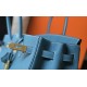 HERMES Birkin 35 Bleu Jean Togo Gold-tone Hardware