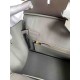 HERMES Birkin 35 Etain Epsom Gold-tone Hardware