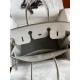 HERMES Birkin 35 Gris Perle Epsom Silver-tone Hardware