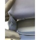 HERMES Kelly 25 Deep Blue Epsom Silver-tone Hardware