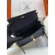 HERMES Kelly 25 Deep Blue Epsom Gold-tone Hardware