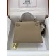 HERMES Kelly 25 Trench Epsom Silver-tone Hardware