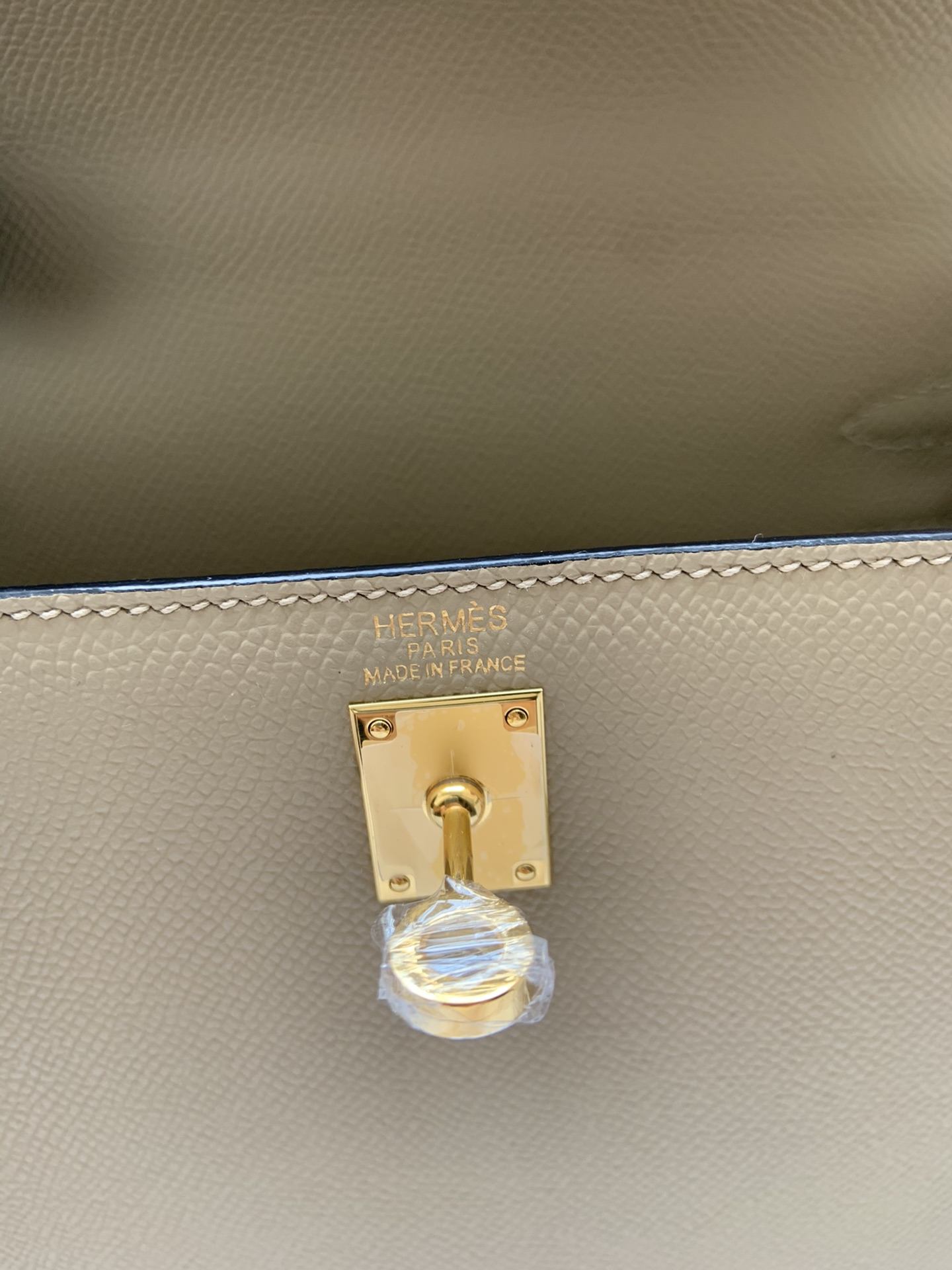 HERMES Kelly 25 Trench Epsom Gold-tone Hardware