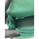 HERMES Kelly 25 Malachite Epsom Silver-tone Hardware