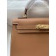 HERMES Kelly 25 Gold Epsom Gold-tone Hardware