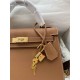 HERMES Kelly 25 Gold Epsom Gold-tone Hardware