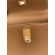 HERMES Kelly 25 Gold Epsom Gold-tone Hardware