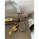 HERMES Kelly 25 Etoupe Epsom Gold-tone Hardware