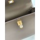 HERMES Kelly 25 Etoupe Epsom Gold-tone Hardware