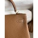 HERMES Kelly 25 Gold Togo Gold-tone Hardware